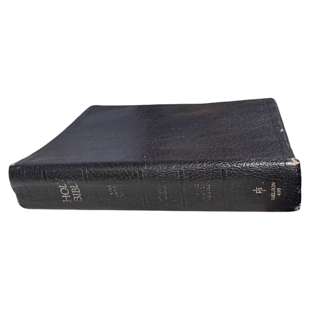 Nelson Holy Bible 1972 King James Reference Guide Study Notes Black